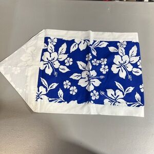 Blue and White Floral Table Runner